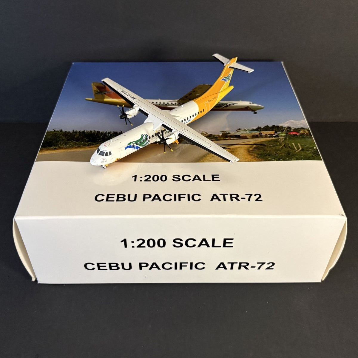 GeminiJets 1:200 Cebu Pacific Aerospatiale ATR-72 RP-C7255 G2CEBAT7 Scale Model