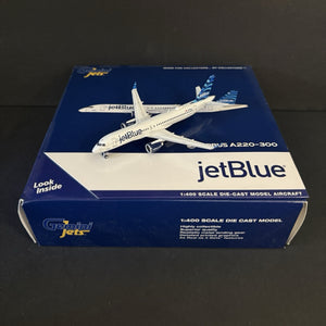 GeminiJets 1:400 JetBlue Airbus A220-300 N3044J GJJBU2182 Diecast Scale Model