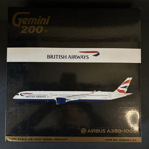 GeminiJets 1:200 British Airways Airbus A350-1000 G-XWBB G2BAW1124 Scale Model