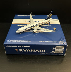 JC Wings 1:400 Ryanair Boeing 737-800 9H-QCT City of Freedom Livery XX4268 Model