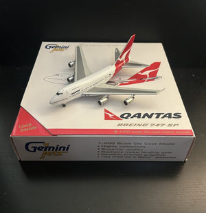 GeminiJets 1:400 Qantas Airways Boeing 747SP VH-EAA GJQFA924 Airplane Model RARE