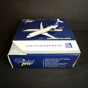 GeminiJets 1:400 United Express Bombardier CRJ-200 N417AW GJUAL1633 Scale Model