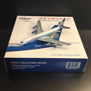 GeminiJets 1:400 Skyworld Airlines Boeing 707-323C GSPOC012 1988s Colors N454PC
