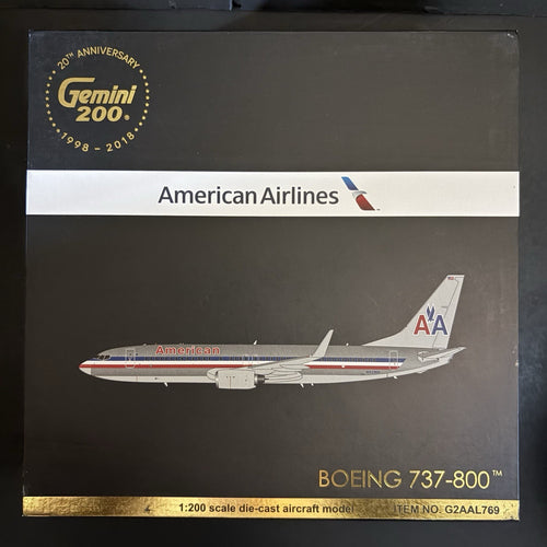 GeminiJets 1:200 American Airlines Boeing 737-800 N921NN G2AAL769 Scale Model
