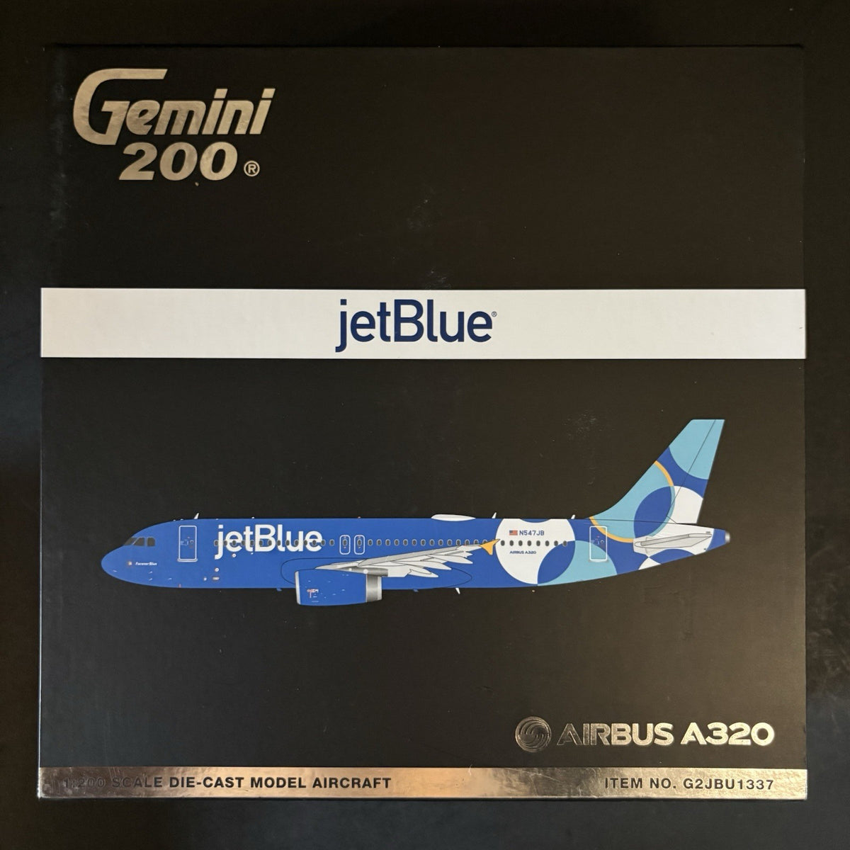 GeminiJets 1:200 JetBlue Airways Airbus A320 N547JB G2JBU1337 Scale Model Plane