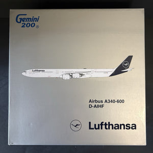 GeminiJets 1:200 Lufthansa Airbus A340-600 D-AIHF G2DLH1499 Diecast Scale Model