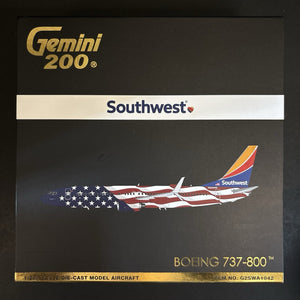 GeminiJets 1:200 Southwest Airlines Boeing 737-800 N500WR G2SWA1042 Freedom One