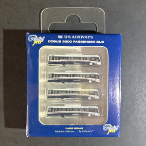 GeminiJets 1:400 US Airways Cobus 3000 Set of 4 Buses GJUSA1533 Scale Model GSE