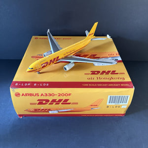 JC Wings 1:200 DHL airHongkong Airbus A330-200F B-LDS JC2AHK0111 Scale Model