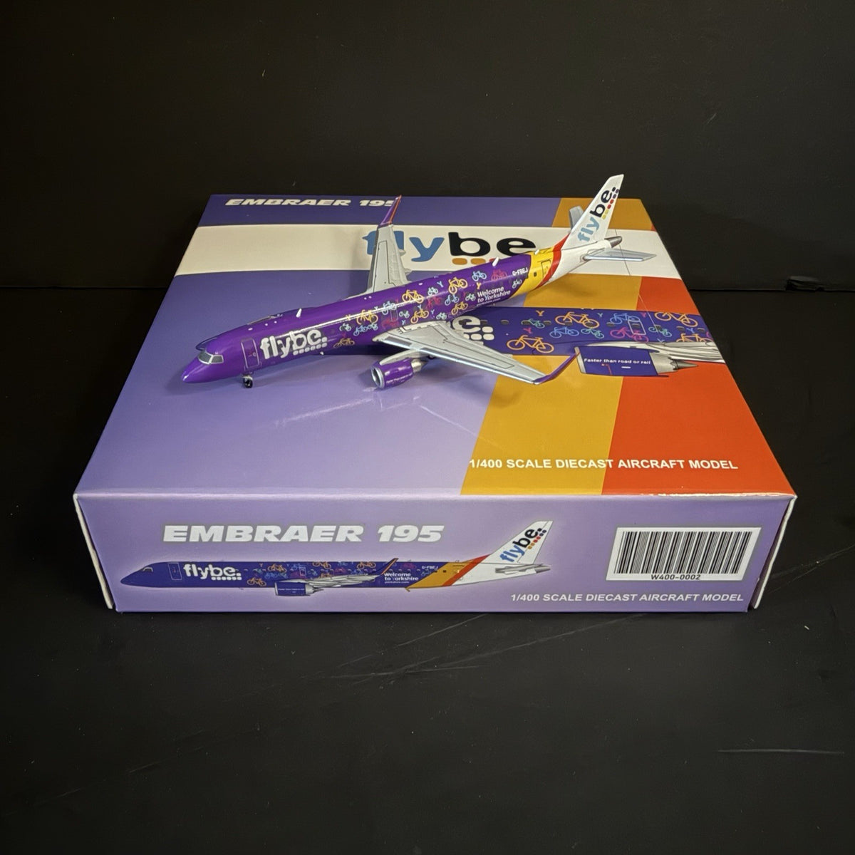 JC Wings 1:400 Flybe Embraer ERJ-190 G-FBEJ W400-0002 Diecast Scale Model E190