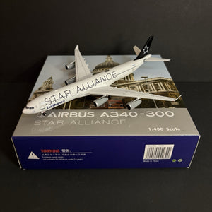 Phoenix Model 1:400 Lufthansa Airbus A340-300 D-AIGC Star Alliance Scale Diecast