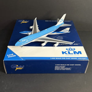 GeminiJets 1:400 KLM Boeing 747-400 PH-BFW GJKLM1592 Diecast Model Airplane