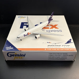 GeminiJets 1:400 FedEx Express Boeing 777F N777FE GJFDX754 Scale Model Airplane