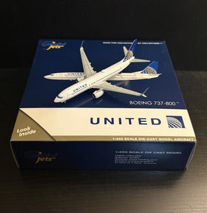 GeminiJets 1:400 United Airlines Boeing 737-800 GJUAL1796 N14237 Scale Diecast