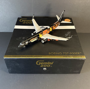 GeminiJets 1:200 Alaska Airlines Boeing 737-900ER N492AS G2ASA1016F Flaps Down