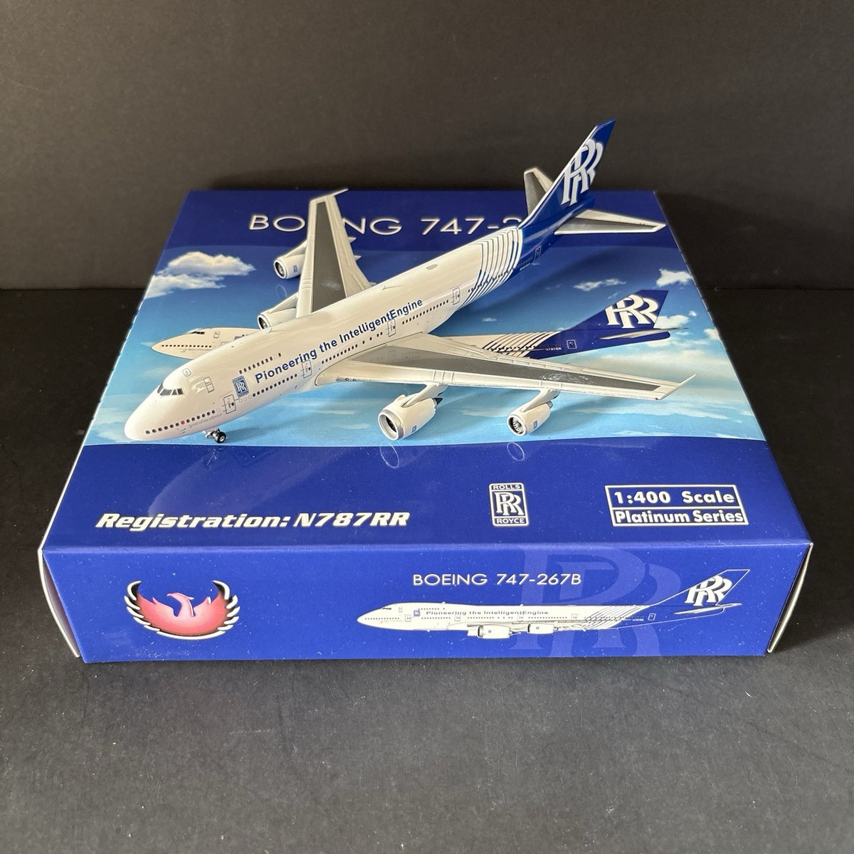 Phoenix Model 1:400 Rolls Royce Testbed Boeing 747-200 N787RR PH411709 Diecast