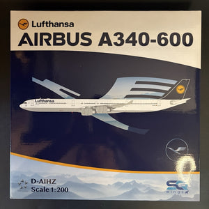 SQ Wings 1:200 Lufthansa Airbus A340-600 D-AIHZ L2283 Diecast Scale Model Plane