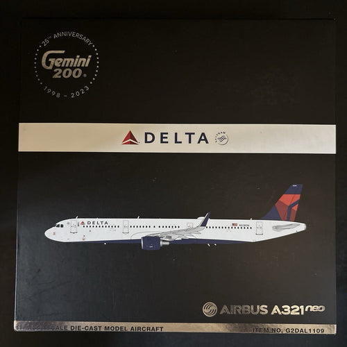 GeminiJets 1:200 Delta Air Lines Airbus A321neo N328DN G2DAL1109 Scale Model