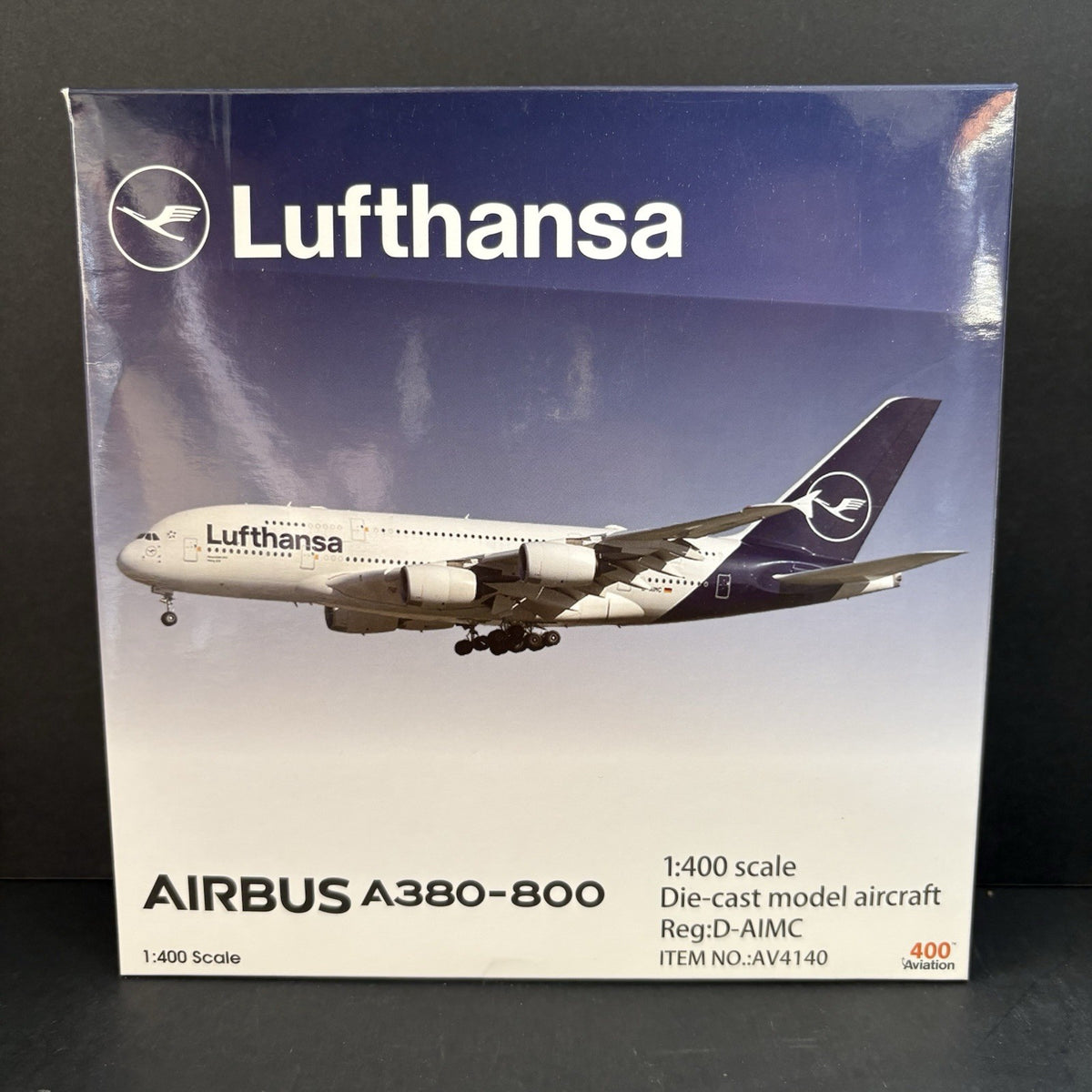 Aviation 400 Lufthansa Airbus A380 D-AIMC AV4140 1:400 Diecast Scale Model Plane
