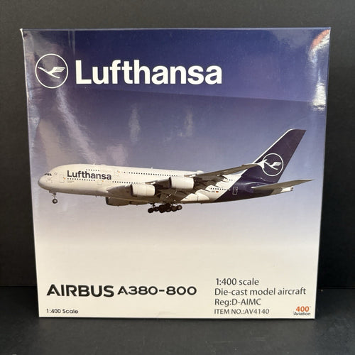 Aviation 400 Lufthansa Airbus A380 D-AIMC AV4140 1:400 Diecast Scale Model Plane