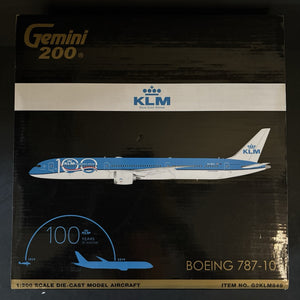 GeminiJets 1:200 KLM Boeing 787-10 Dreamliner 100 Years PH-BKA G2KLM849 Model