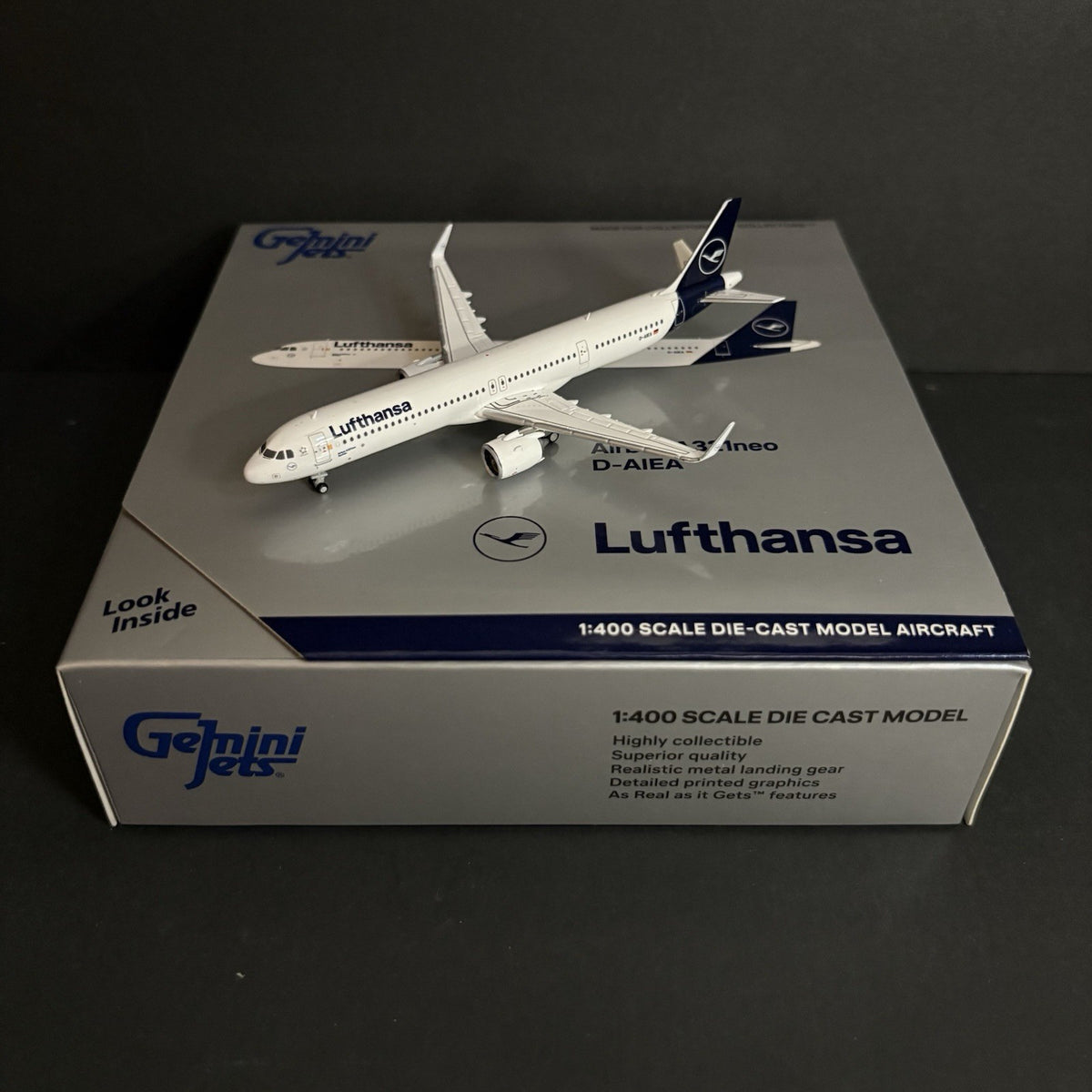GeminiJets 1:400 Lufthansa Airbus A321neo D-AIEA GJDLH1780 Scale Model Airplane