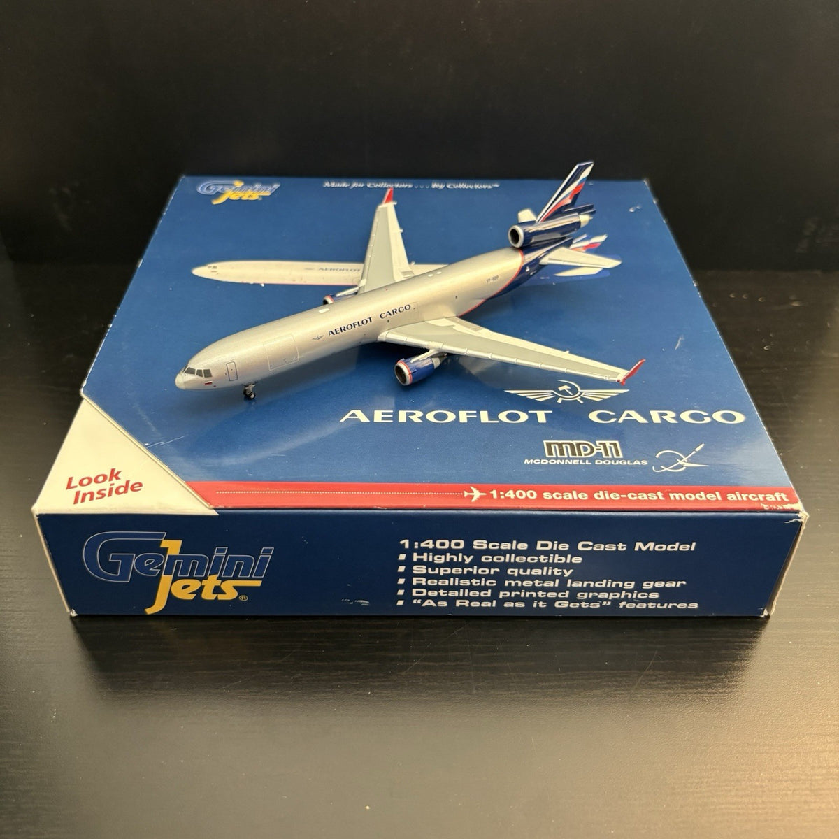 GeminiJets 1:400 Aeroflot Cargo McDonnell Douglas MD-11F VP-BDP GJAFL887 Model