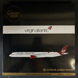 GeminiJets 1:200 Virgin Atlantic Airbus A350-1000 G-VXWB G2VIR731 Scale Model