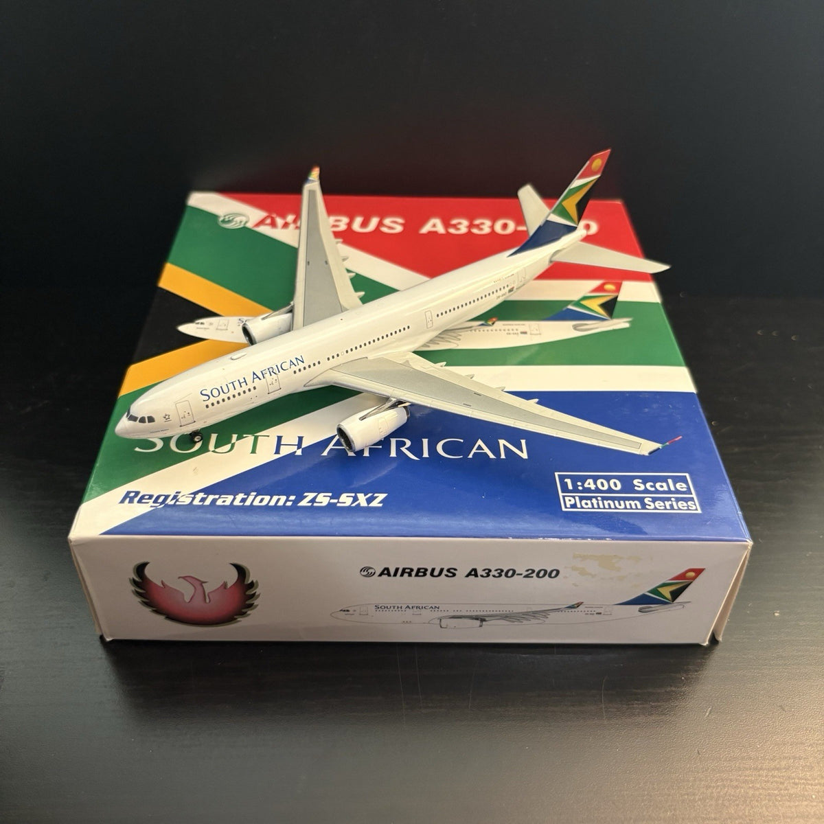 Phoenix Model 1:400 South African Airways Airbus A330-300 ZS-SXZ 10492 Diecast