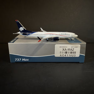Aeroclassics 1:400 Aeromexico Boeing 737 MAX 9 XA-MAZ AC411023 Diecast Model