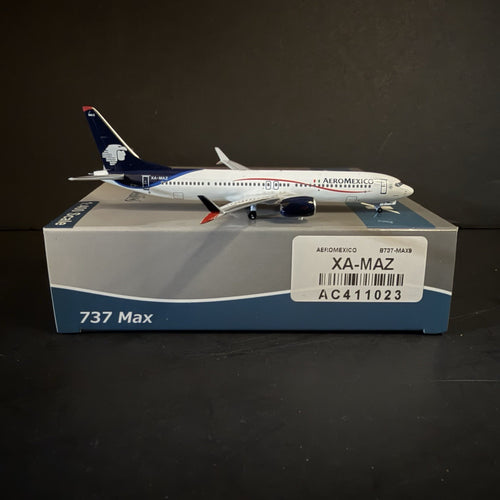 Aeroclassics 1:400 Aeromexico Boeing 737 MAX 9 XA-MAZ AC411023 Diecast Model