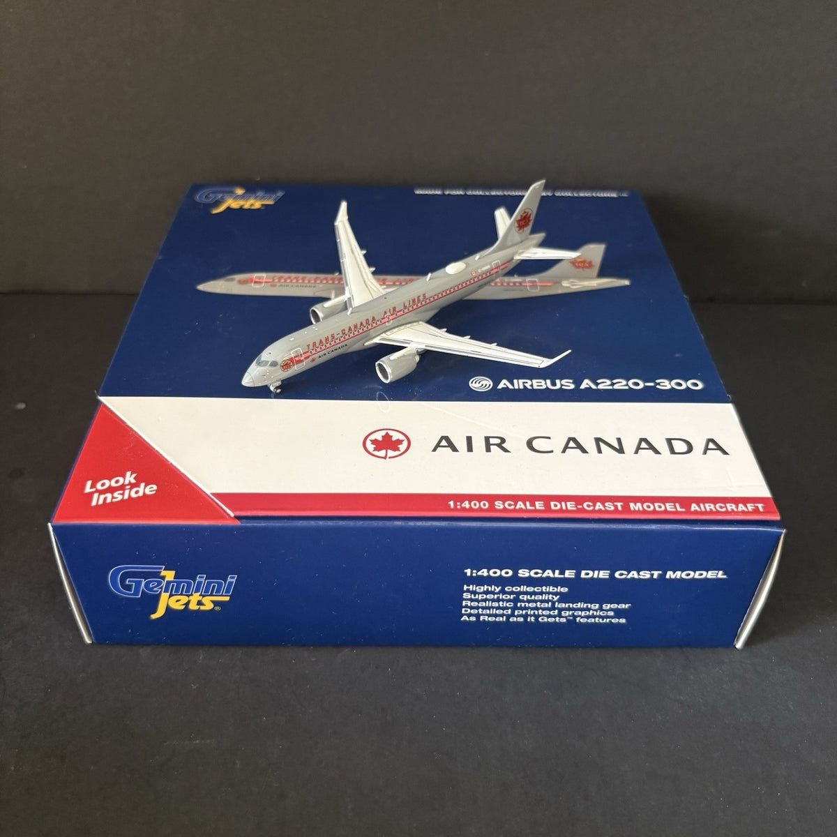 GeminiJets 1:400 Air Canada Airbus A220-300 C-GNBN GJACA2002 Scale Model Diecast