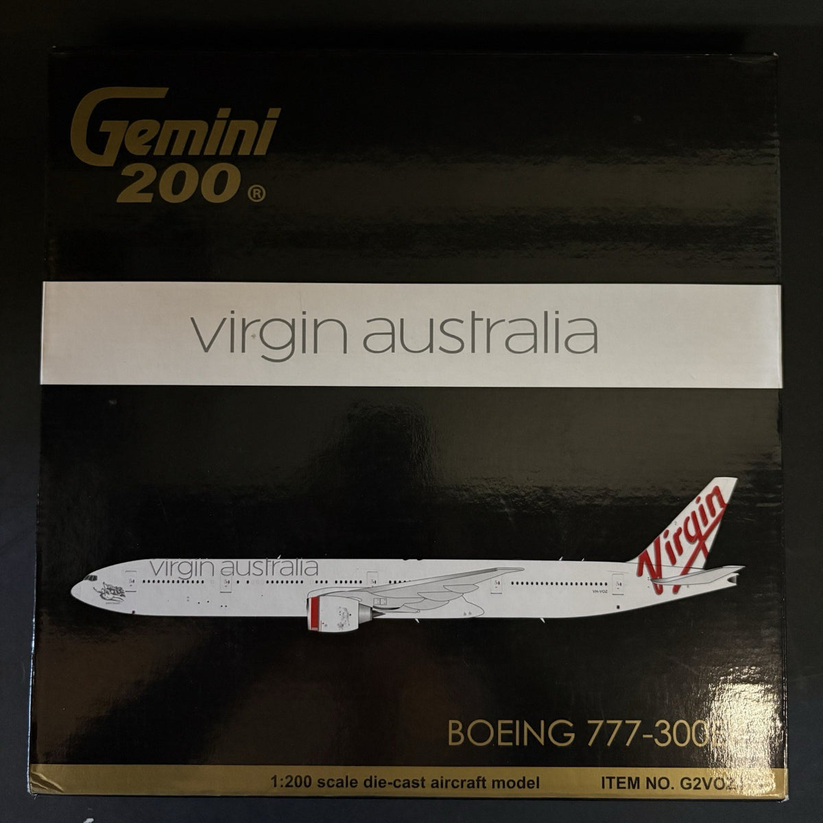 GeminiJets 1:200 Virgin Australia Boeing 777-300ER VH-VOZ G2VOZ476 Scale Model