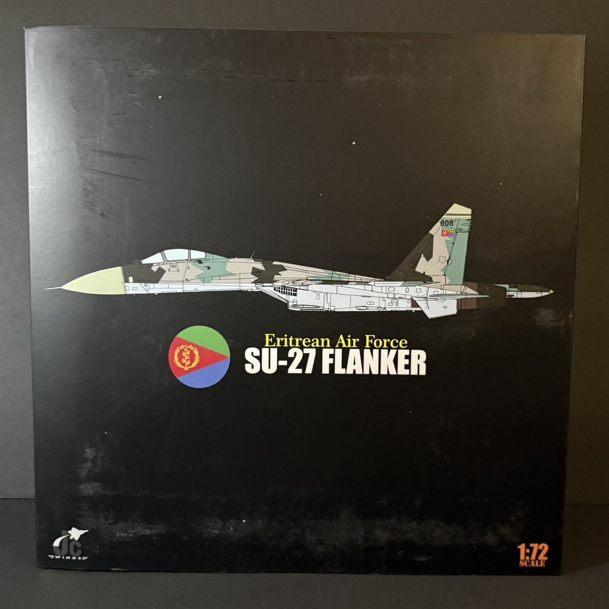 JC Wings 1:72 Eritrean Air Force Su-27 Flanker 608 JCW-72-SU27-007 Scale Model