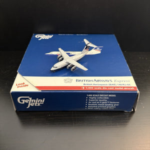 GeminiJets 1:400 British Aerospace BAE 146 RJ-85 G-MANS GJBAW763 Scale Model