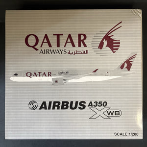 JC Wings 1:200 Qatar Airways Airbus A350-900 A7-ALA XX2936 Diecast Scale Model