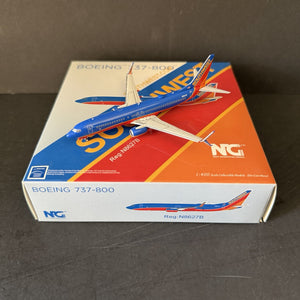 NG Models 1:400 Southwest Airlines Boeing 737-800 N8627B Canyon Blue Scale Model