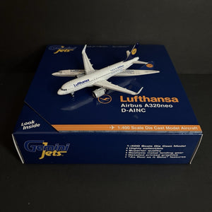 GeminiJets 1:400 Lufthansa Airbus A320neo D-AINC GJDLH1610 Scale Model Airplane