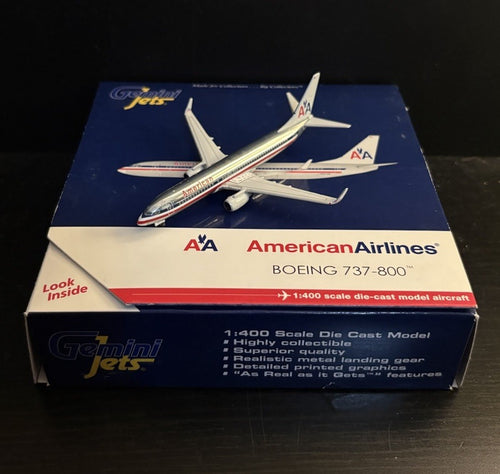 GeminiJets 1:400 American Airlines Boeing 737-800 N962AN GJAAL1140 Scale Model