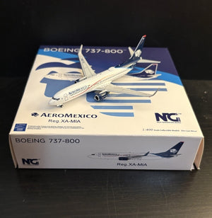 NG Models 1:400 Aeromexico Boeing 737-800 XA-MIA 58091 Diecast Aircraft Model