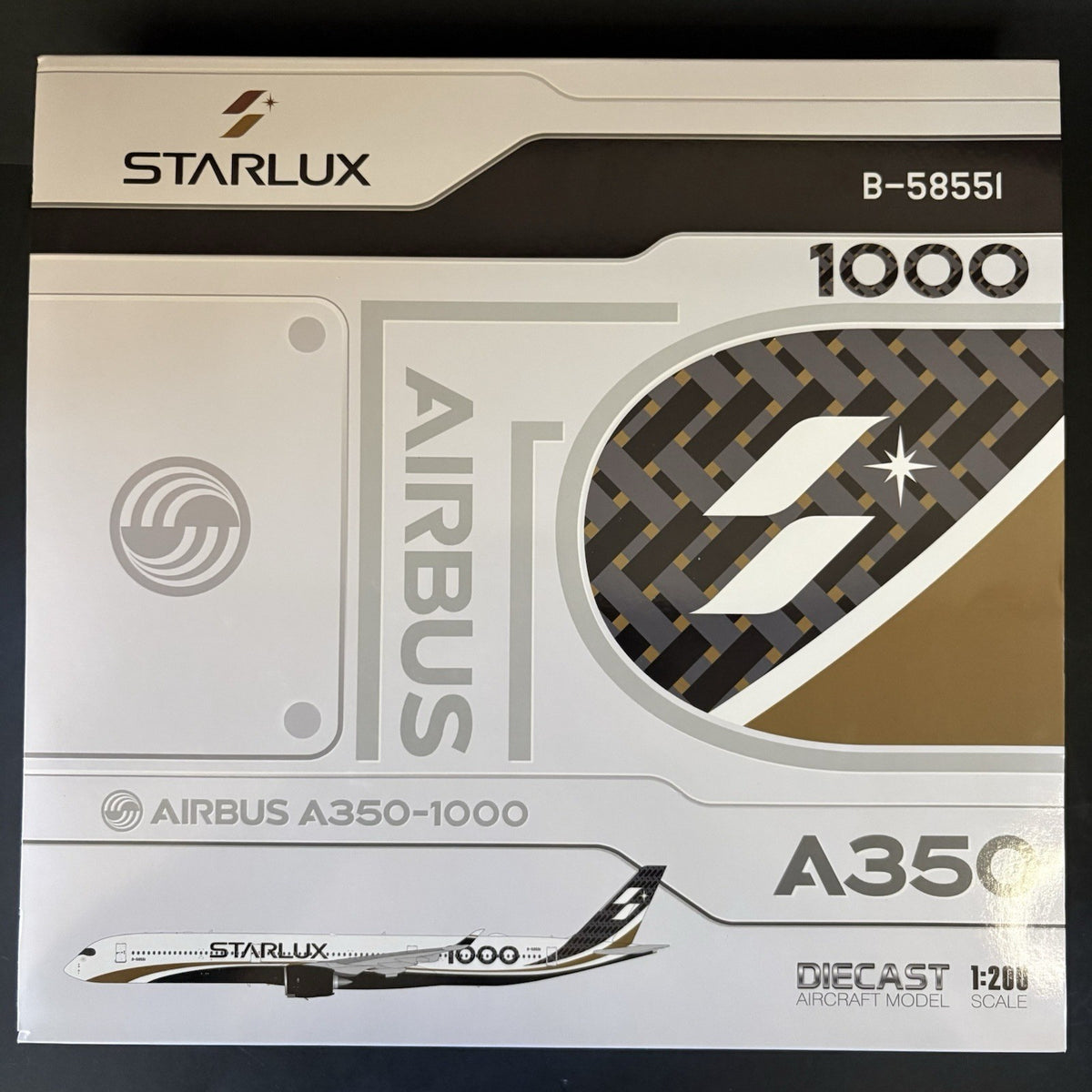 JC Wings 1:200 Starlux Airlines Airbus A350-1000XWB B-58551 EW235K002 Model