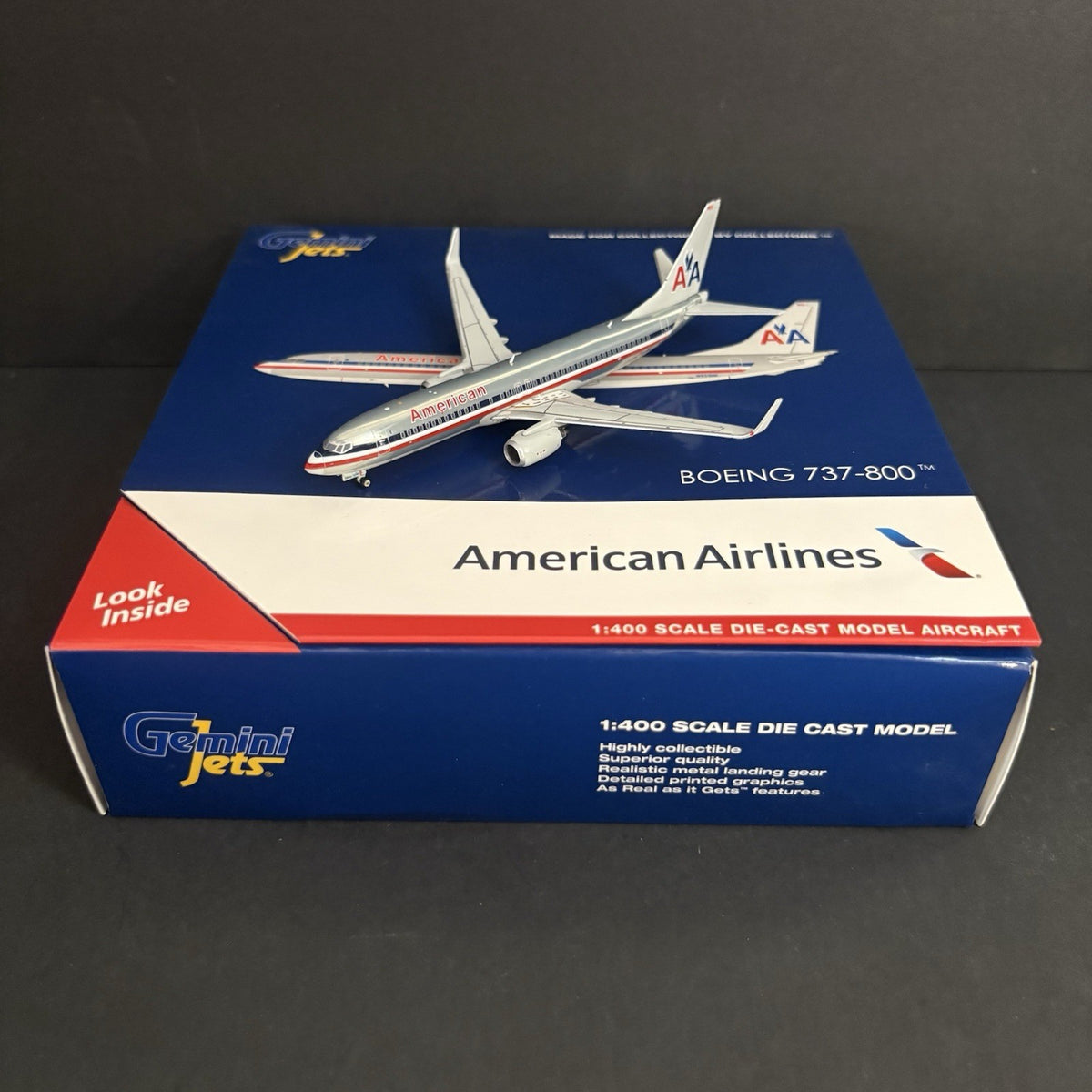 GeminiJets 1:400 American Airlines Boeing 737-800 N921NN GJAAL1802 Scale Model