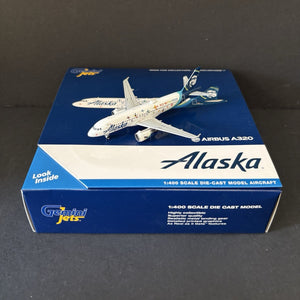 GeminiJets 1:400 Alaska Airlines Airbus A320 N854VA Pride GJASA2042 Scale Model