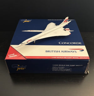 GeminiJets 1:400 British Airways Concorde G-BOAB GJBAW1946 Diecast Scale Model