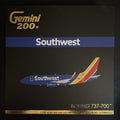 GeminiJets 1:200 Southwest Airlines Boeing 737-700 N708SW G2SWA523 Scale Model