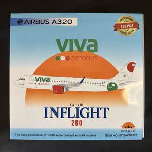 Inflight200 1:200 Viva AeroBus Airbus A320neo XA-VIH IF320VB0725 Scale Model
