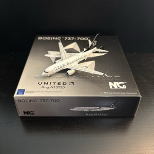 NG Models 1:400 United Airlines Boeing 737-700 N13720 77005 Star Alliance Scale