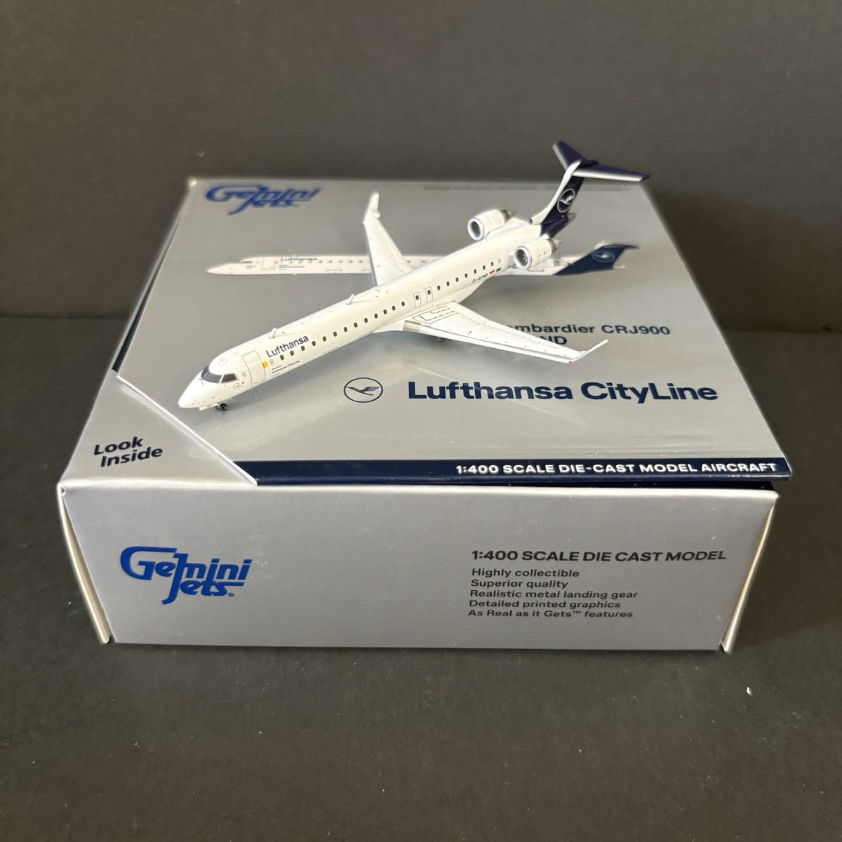 GeminiJets 1:400 Lufthansa CityLine Bombardier CRJ-900LR D-ACND GJCLH2021 Model