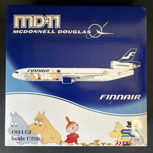 SQ Wings 1:200 Finnair McDonnell Douglas MD-11 Moomins OH-LGF L2235 Scale Model