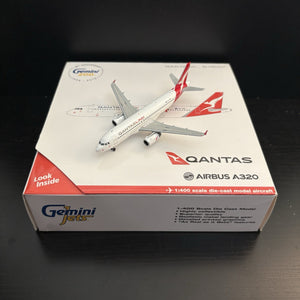 GeminiJets 1:400 Qantas Link Airlines Airbus A320 VH-VQS GJQFA1772 Scale Model
